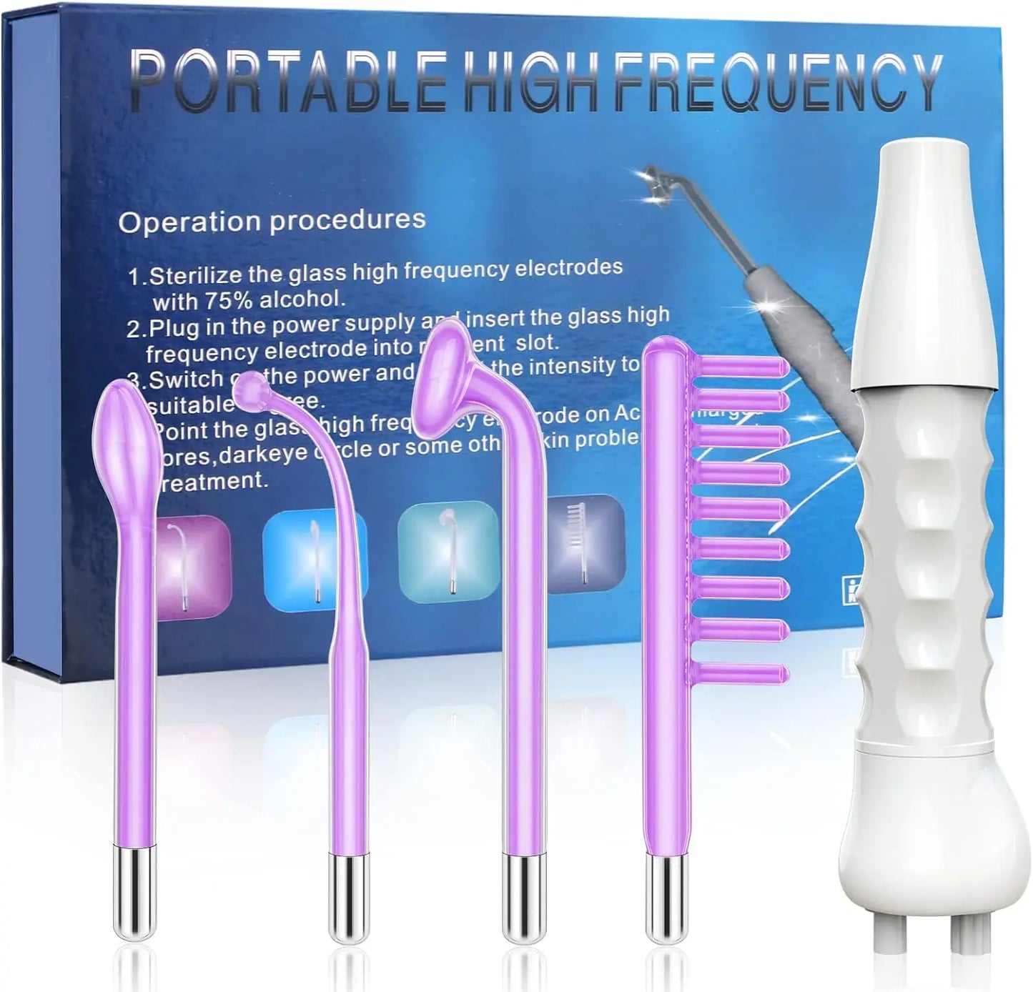 Radiance Pro High Frequency Electrotherapy Wand - Argon